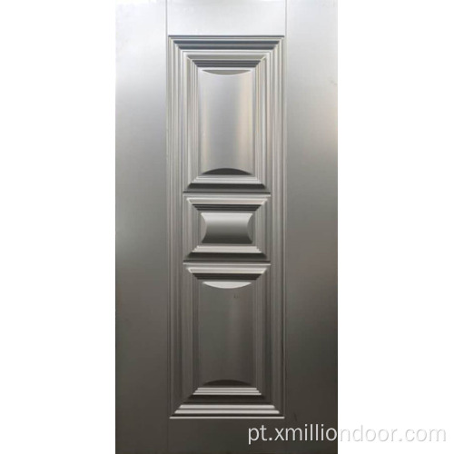 Pele de porta de metal estampada com design de luxo